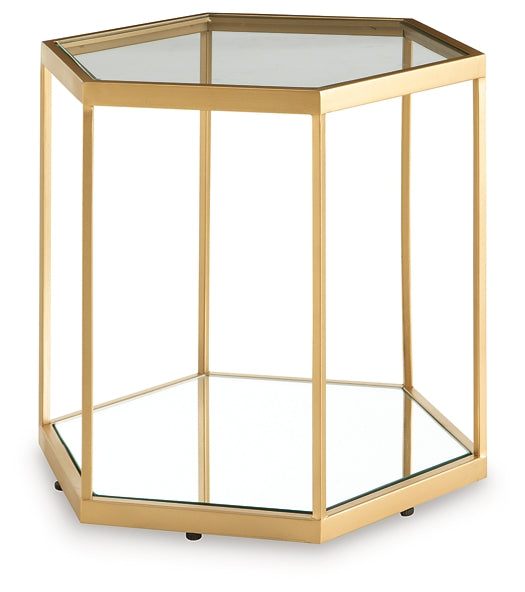 Ashley Express - Mesa de cóctel decorativa Veerwick