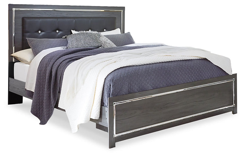 Ashley Express - Cama con paneles Lodanna