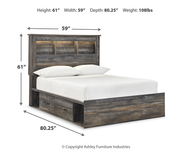 Cama con librería Drystan