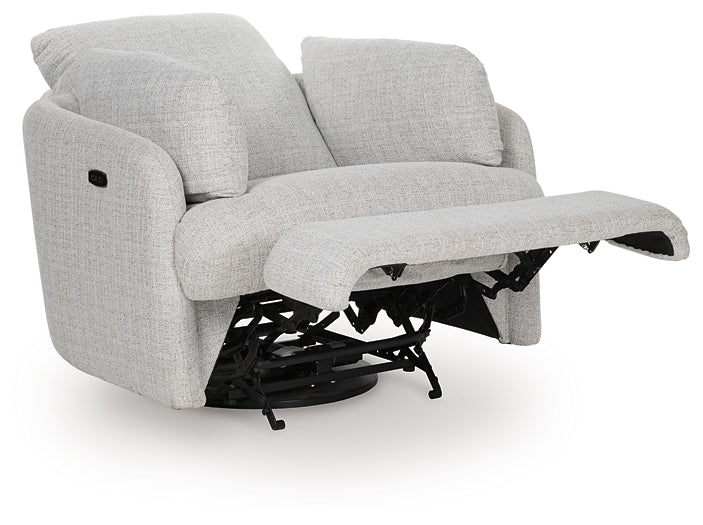 Sillón reclinable eléctrico giratorio Nuvella de última generación de Alainmont