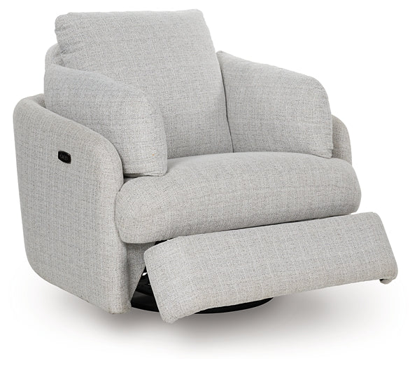 Sillón reclinable eléctrico giratorio Nuvella de última generación de Alainmont