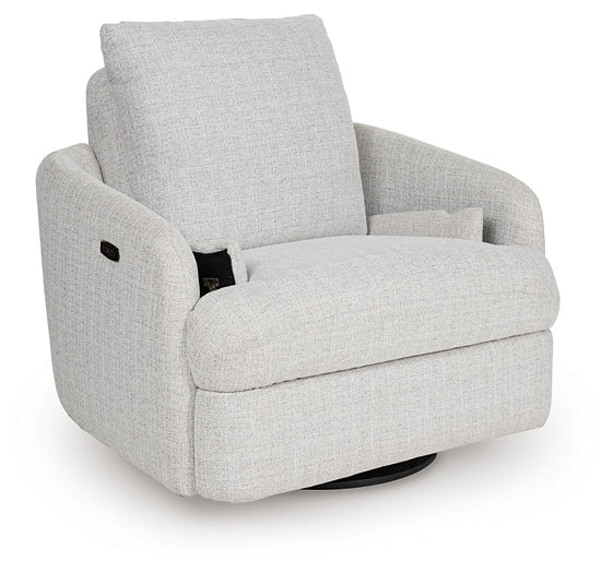 Sillón reclinable eléctrico giratorio Nuvella de última generación de Alainmont