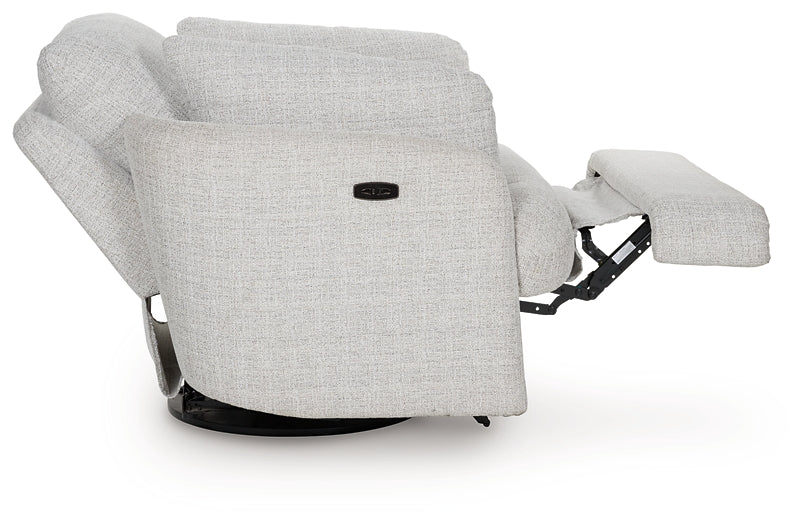 Sillón reclinable eléctrico giratorio Nuvella de última generación de Alainmont
