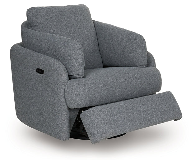Sillón reclinable eléctrico giratorio Nuvella de última generación de Alainmont