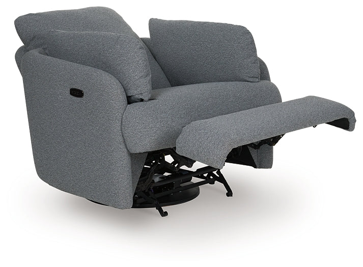 Sillón reclinable eléctrico giratorio Nuvella de última generación de Alainmont