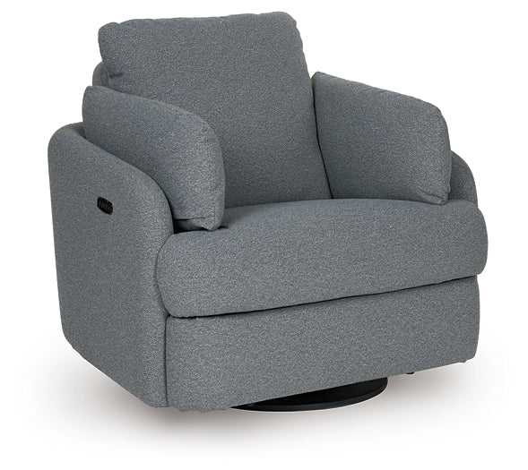 Sillón reclinable eléctrico giratorio Nuvella de última generación de Alainmont