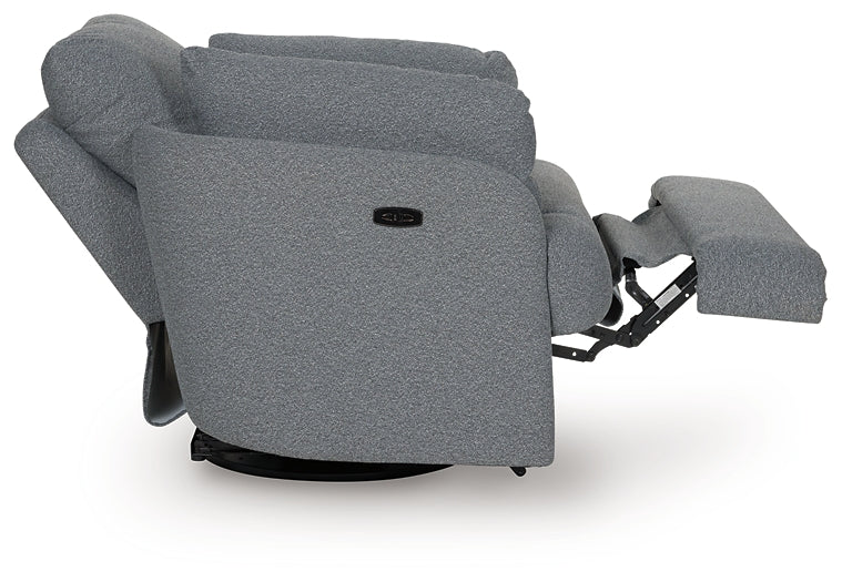 Sillón reclinable eléctrico giratorio Nuvella de última generación de Alainmont