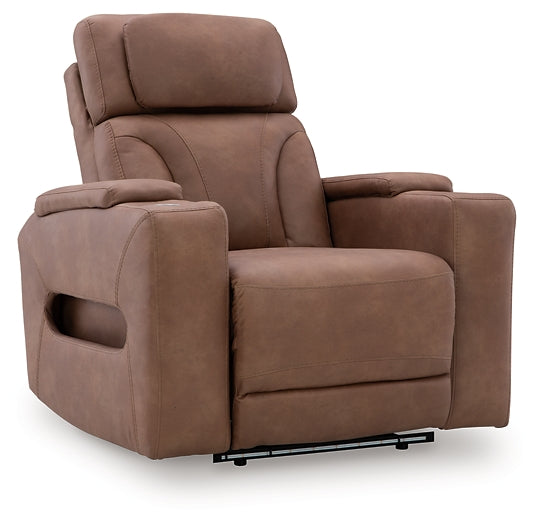 Sillón reclinable eléctrico Clean-Slate/reposacabezas ajustable