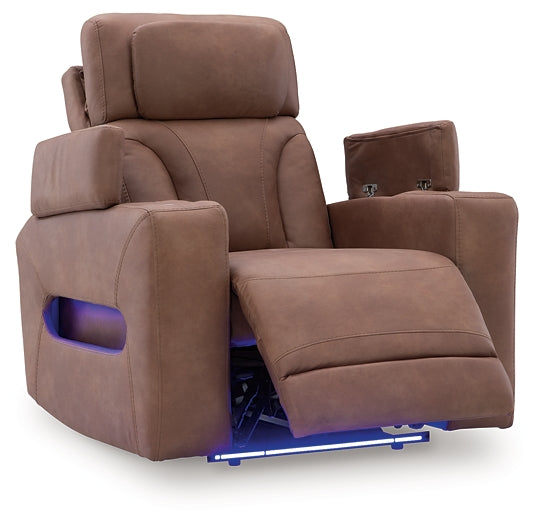 Sillón reclinable eléctrico Clean-Slate/reposacabezas ajustable