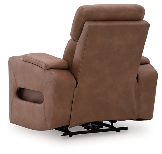 Sillón reclinable eléctrico Clean-Slate/reposacabezas ajustable