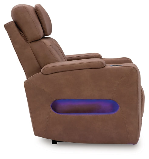 Sillón reclinable eléctrico Clean-Slate/reposacabezas ajustable