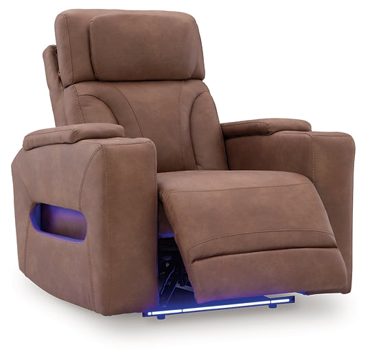 Sillón reclinable eléctrico Clean-Slate/reposacabezas ajustable