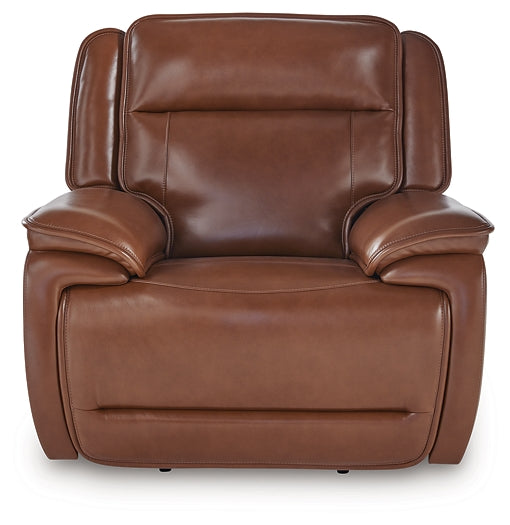 Sillón reclinable eléctrico Healy Pier con reposacabezas ajustable