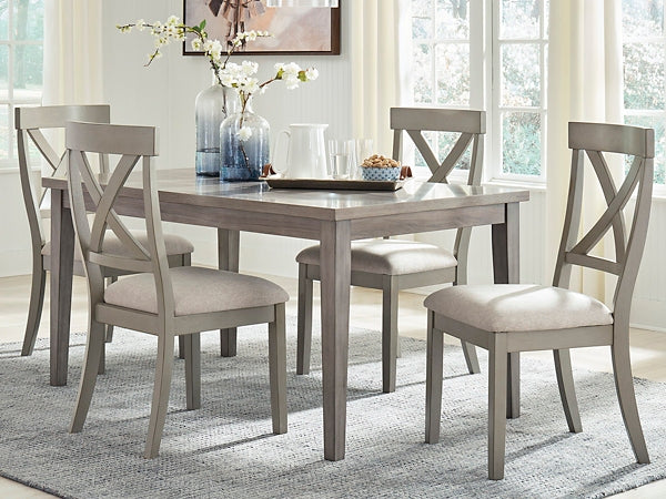 Ashley Express - Mesa de comedor rectangular Parellen
