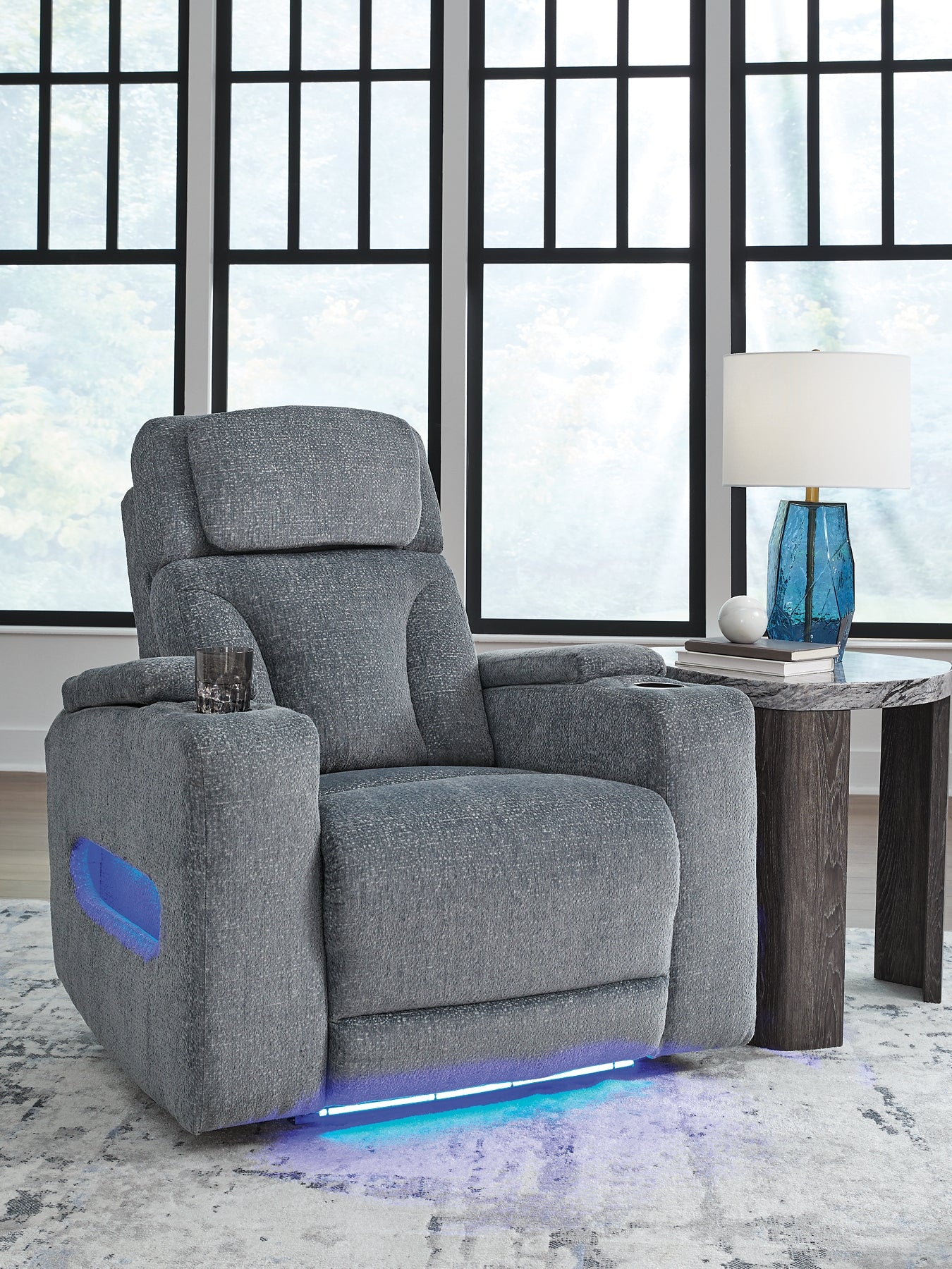 Sillón reclinable PWR Studio Cave/reposacabezas ajustable