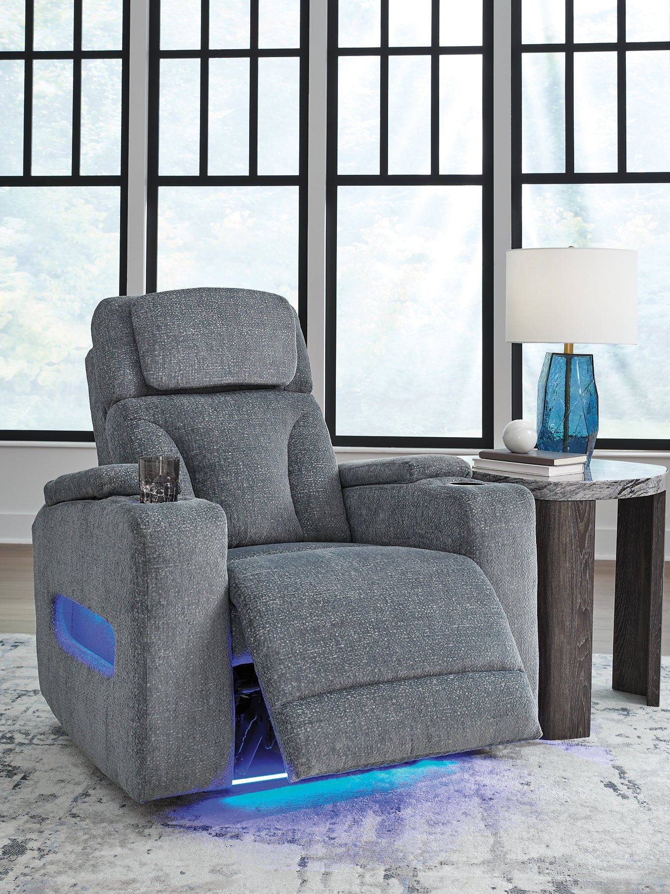 Sillón reclinable PWR Studio Cave/reposacabezas ajustable