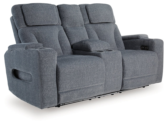 Estudio Cave PWR REC Loveseat/CON/ADJ HDRST