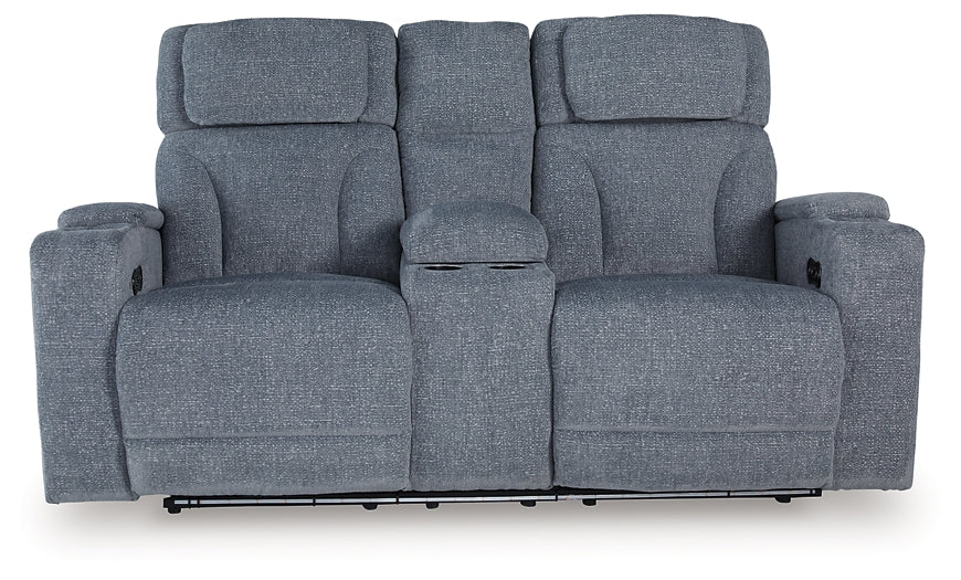 Estudio Cave PWR REC Loveseat/CON/ADJ HDRST