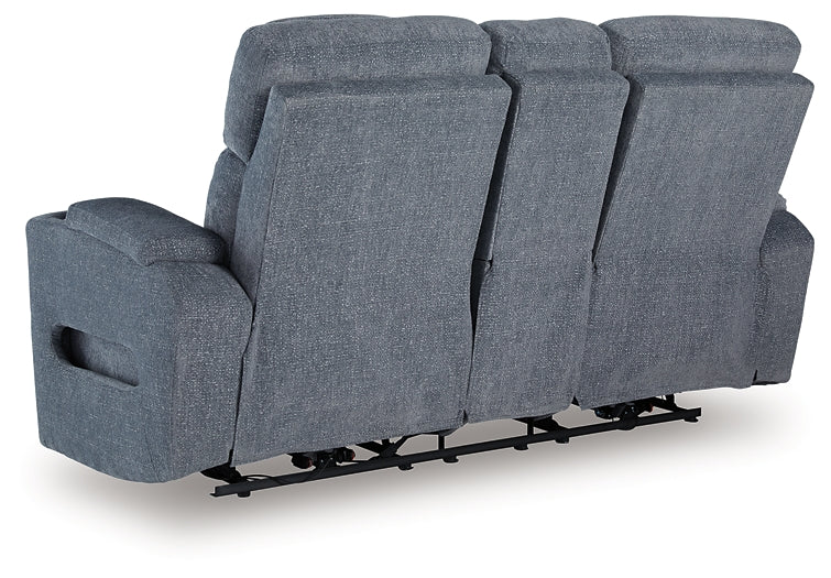 Estudio Cave PWR REC Loveseat/CON/ADJ HDRST