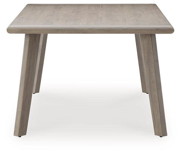 Mesa de comedor rectangular Cliff Trails con UMB OPT