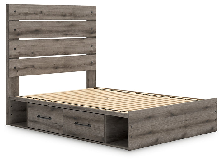 Cama con paneles y almacenamiento Graystorm