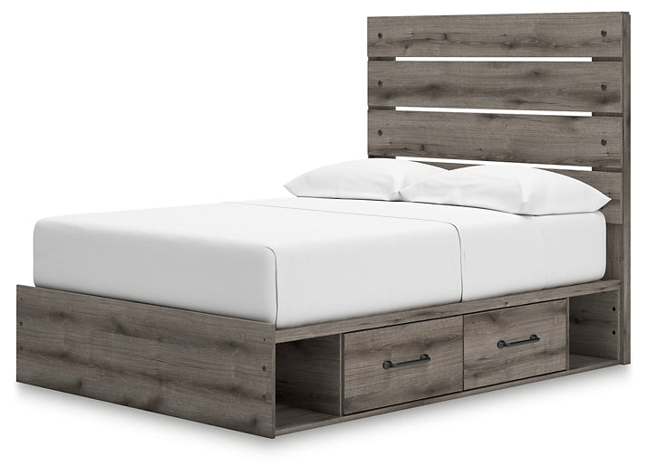 Cama con paneles y almacenamiento Graystorm