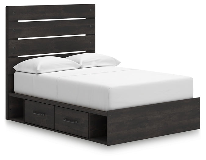 Cama con almacenamiento Hollivern Panel
