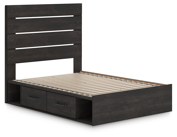 Cama con almacenamiento Hollivern Panel