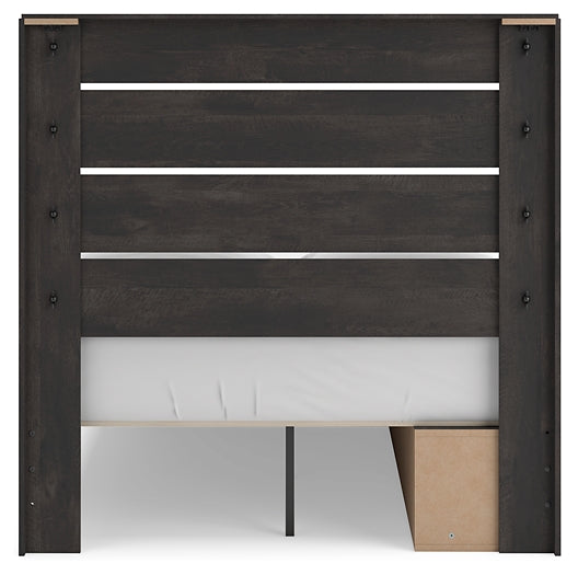 Cama con almacenamiento Hollivern Panel