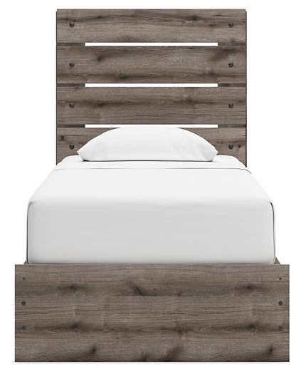 Cama con paneles y almacenamiento Graystorm
