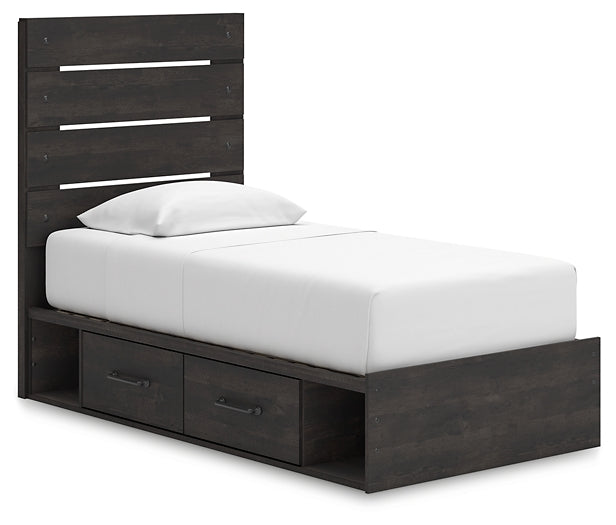 Cama con almacenamiento Hollivern Panel