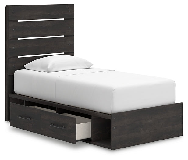 Cama con almacenamiento Hollivern Panel