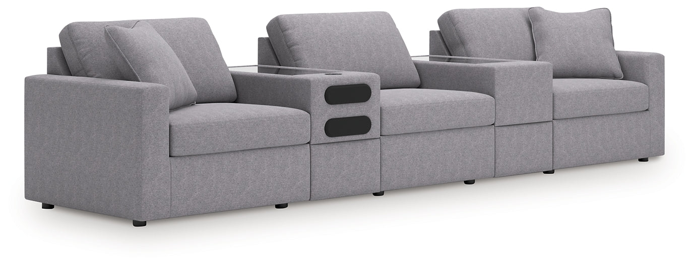 Seccional Modmax de 5 piezas con sistema de audio