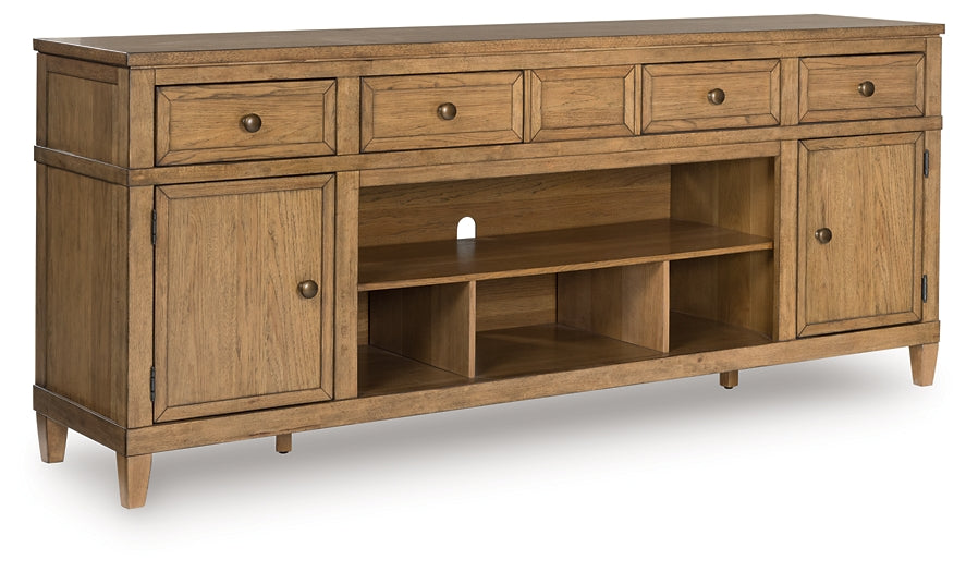 Mueble de TV Sharlance XL con opción de chimenea