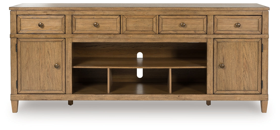 Mueble de TV Sharlance XL con opción de chimenea