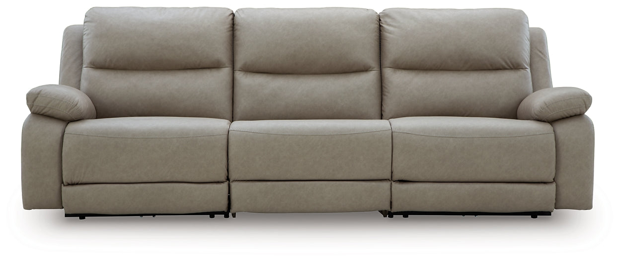 Seccional reclinable eléctrico de 3 piezas Narwhal Place