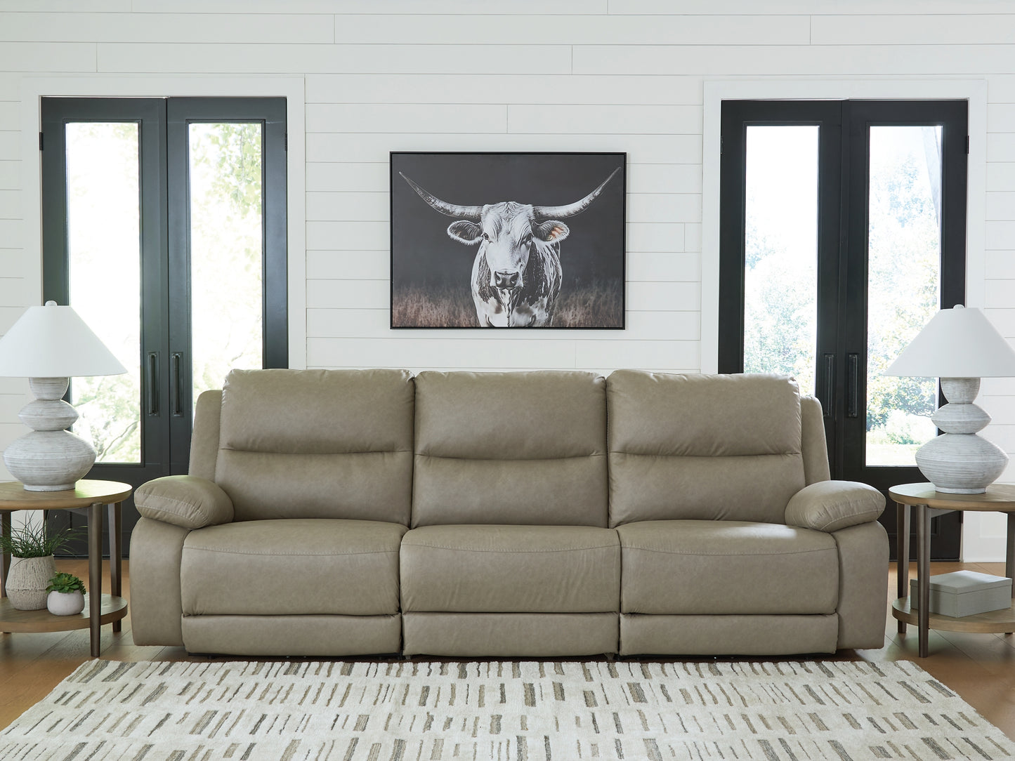 Seccional reclinable eléctrico de 3 piezas Narwhal Place