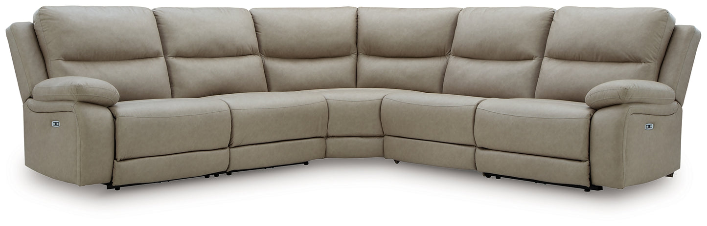 Seccional reclinable eléctrico de 5 piezas Narwhal Place