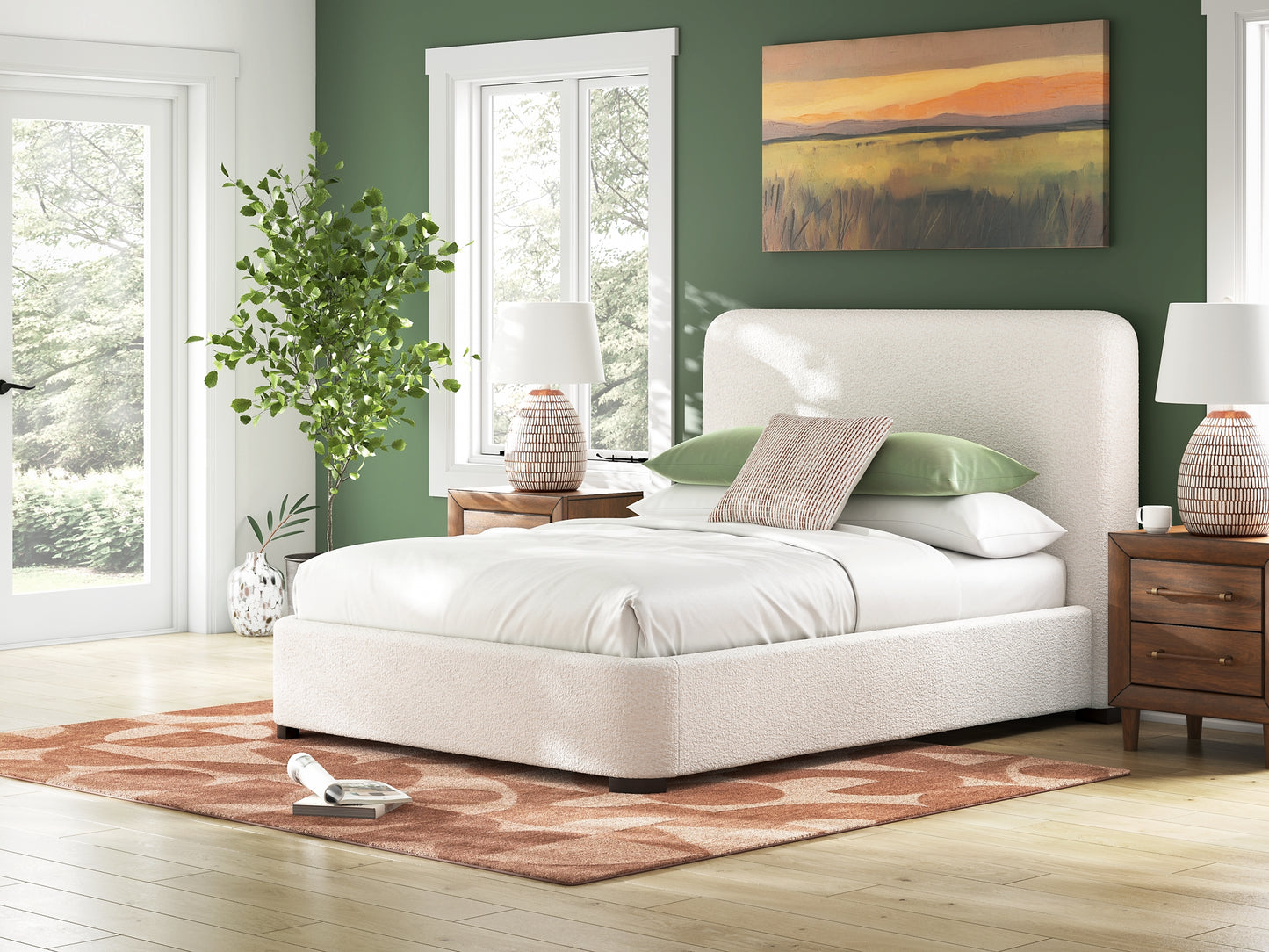 Cama tapizada Queen de Brintstreet