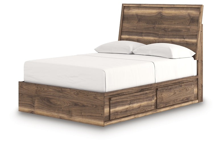 Ashley Express - Cama Chirason con paneles completos y espacio de almacenamiento
