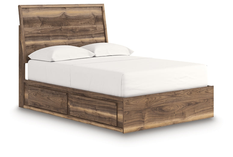 Ashley Express - Cama Chirason con paneles completos y espacio de almacenamiento