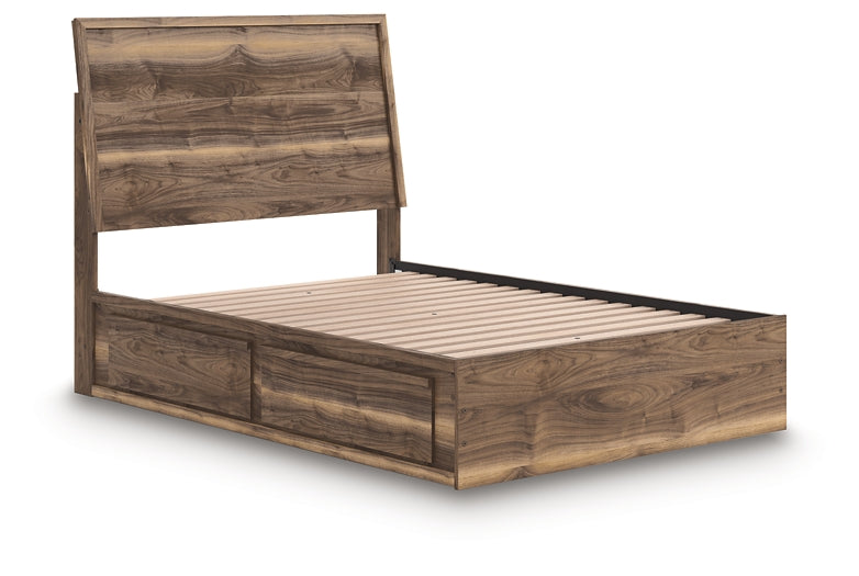 Ashley Express - Cama Chirason con paneles completos y espacio de almacenamiento
