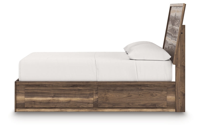 Ashley Express - Cama Chirason con paneles completos y espacio de almacenamiento