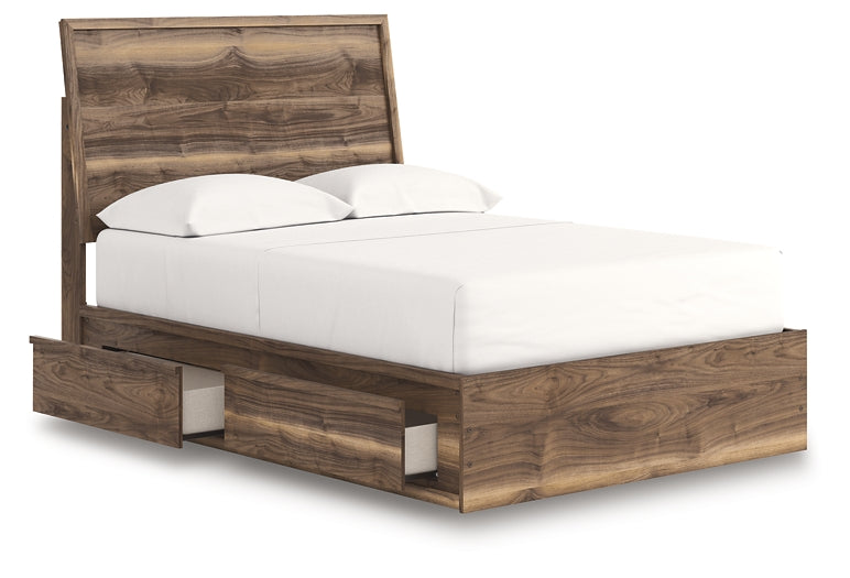 Ashley Express - Cama Chirason con paneles completos y espacio de almacenamiento