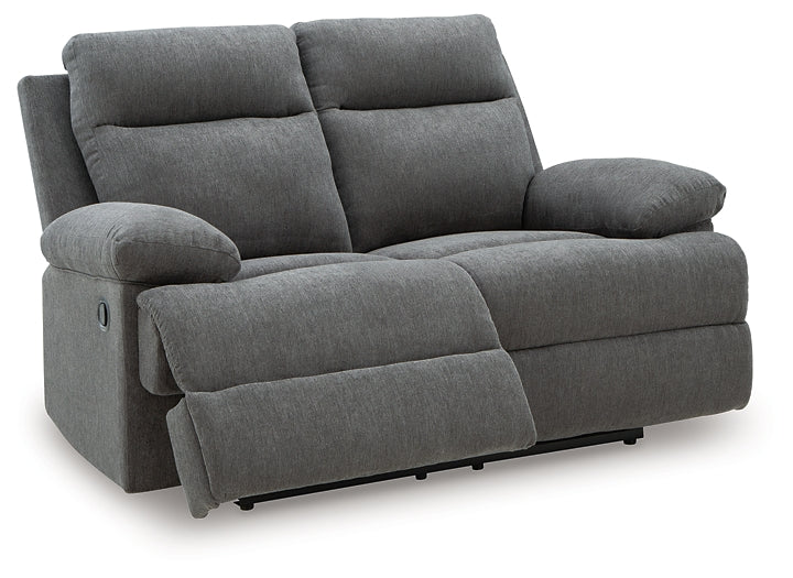 Loveseat reclinable de deslizamiento lateral
