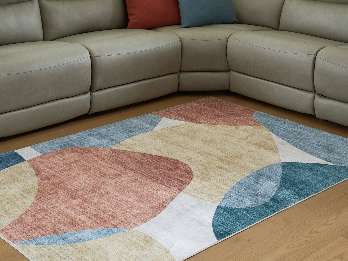 Ashley Express - Alfombra lavable mediana Chanleigh