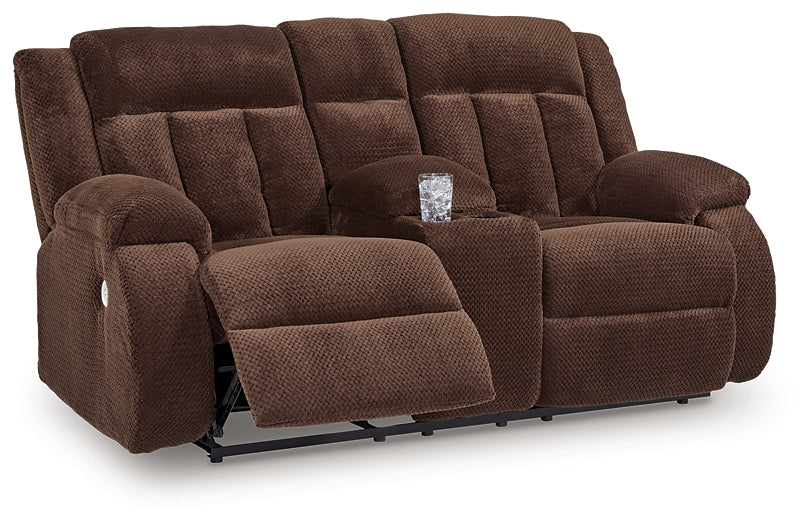 Observation DBL REC PWR Loveseat con consola