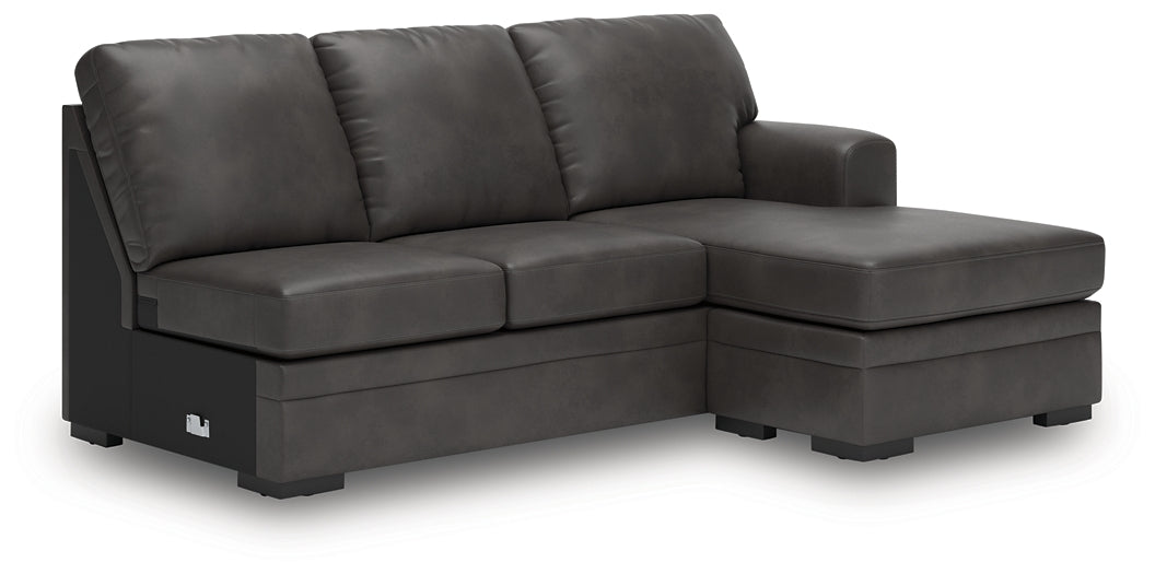 Seccional de dos piezas con chaise longue Lofton-Pike