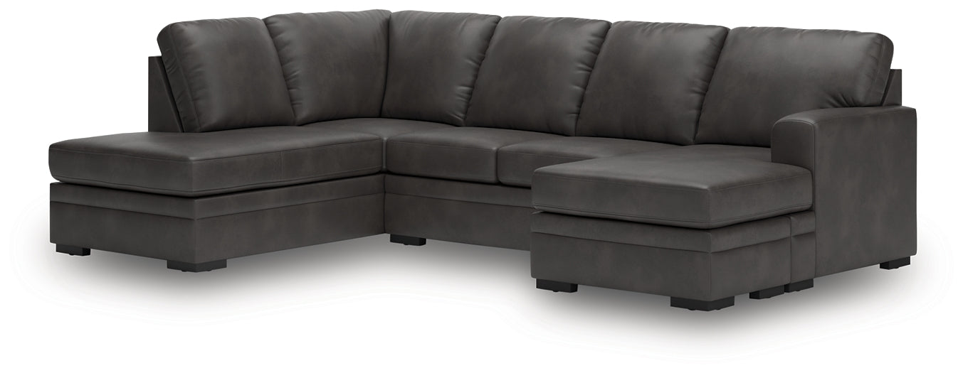 Seccional de dos piezas con chaise longue Lofton-Pike