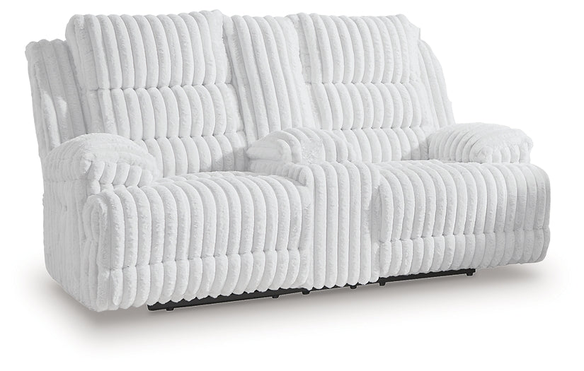 Loveseat eléctrico doble REC de Rhines Falls con consola